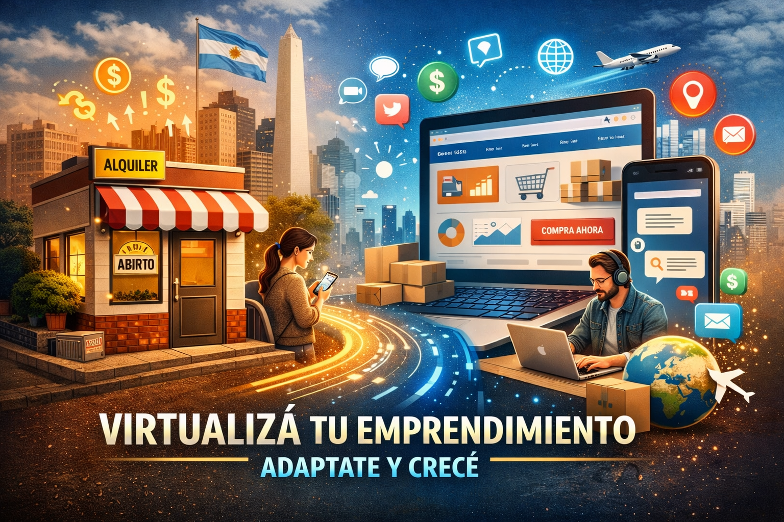 Emprender en Argentina hoy: por qué la virtualización ya no es opcional